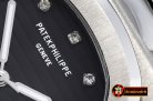 Patek Philippe Nautilus Ref.3800 Midsize SS/LE Black Diams BP A2