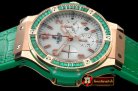 HUB0322G - Big Bang Pearl RG/Sq Green Ruby White A-7750
