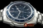 OMG0374A - Planet Ocean 45.5 Chrono SS/SS Blue 7753