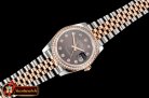 Rolex DateJust 36mm Jub Diam RG/SS Grey/Dm BP A2813
