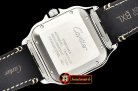 Cartier Santos De Cartier 2018 Mens YG/SS/LE (Tan) Wht MY9015