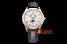 Jaeger Le Coultre Master Calendar Moonphase RG/LE White OMF MY9015 Mod