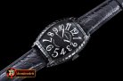 Franck Muller Curvex Croco Black CER/LE Black Asia 2813