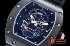 Replica Richard Miller RM052 Skeleton Black Ceramic CR/VRU Black
