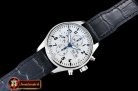 IWC Pilot Chrono "150 Years" 377725 SS/LE White ZF A7750