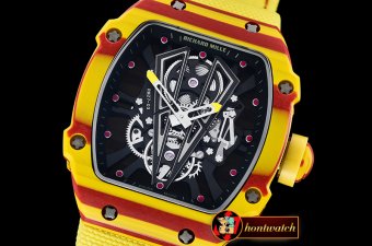 Richard Mille RM027-03 Rafael Nadal Red/Yellw FC/VRU Blk Miyota