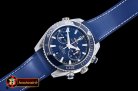 Omega Planet Ocean 45mm Chrono TI/RU Blue BP A7750 Mod9300