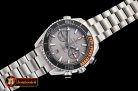 Omega P-Ocean Chrono Blk/Org SS/SS Grey JHF A7750 Mod9900