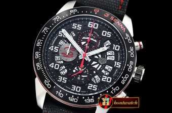 Tag Heuer Carrera Senna Edition SS/NY Black/Num VK Quartz