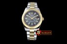 R2DJ0195J - SS/YG Oyster M-Black Stk Asian 2813