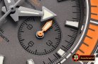 Omega Planet Ocean Chrono Gry SS/SS Grey OMF V4 A7750 Mod