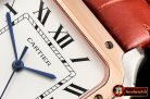 Cartier Santos De Cartier 2018 Ladies RG/SS/LE Wht Swiss Qtz