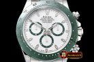 Rolex Daytona 116500LN Grn CER/SS/SS Wht BP A7750 A4130