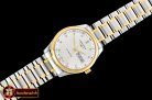 LON016B -Longines Master Collection DayDate YG/SS LGF Wht A2836