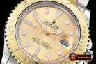 Replica Rolex YachtMaster Mens YG/SS Gold BP Asia 2836 Mod3135