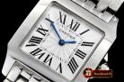 Cartier Santos Demoiselle Mens SS/SS White Swiss Quartz