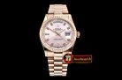 Rolex Daydate 36mm Flt RG/RG Rose Gold Diam BP Swiss 2836