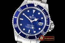ROLSUB0188B - 16610 Blue SS Submariner BP MY9015 Mod 3135