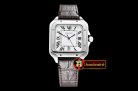 Cartier Santos De Cartier 2018 Ladies SS/LE Wht Swiss Qtz