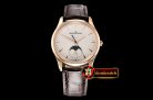 JAEGER LE COULTRE Master Ultra Thin Moonphase RG/LE White GF 1:1 MY9015