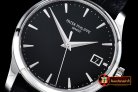 PP0198B - Calatrava Officer SS/LE Black BP Jap M-9015