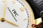 IWC Portuguese Hand-Wound Ref.IW5454 YG/LE Wht/Wht A6497