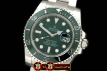 Best Replica Rolex Submariner 116610LV Green V6s SS Sub SA 3135