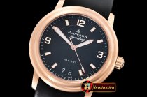 BLP042 - Leman Grande Date RG/LE Black/Num Asia 2824 Mod
