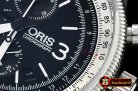 Oris Swiss Hunter Team SS/SS Black Jap Qtz Chrono