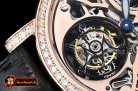 Franck Muller Giga Tourbillon Ronde Squelette Diams RG/LE Rose Tourb