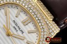 Patek Philippe Nautilus Mens 40mm Diams YG/LE White Sticks V2 MY9015