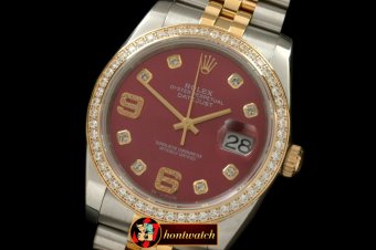 RDJ0253C - SS/YG Jubilee Red Diam 2836