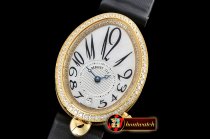Breguet Queen of Naples Ladies Diams YG/LE Wht MOP Jap Movt
