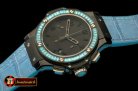 HUB0323D - Big Bang Pearl/ Sq Blue Ruby All Black A-7750