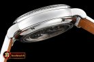 IWC Portofino Automatic Diam Bez SS/LE Silv Wht A2851 Mod