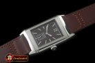 JL079E - Reverso Classique SS/LE Brown Num/Stk Jap Qtz