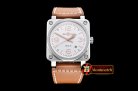 Replica BELL & ROSS BR03-92 SS/LE White/Rose Gold Miyota 9015