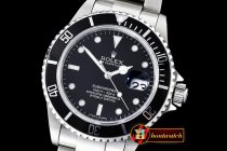 ROLSUB0188C - 16610 Black SS Submariner BP MY9015 Mod 3135