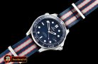 Omega Seamaster Diver 300m Co-Axial Cer SS/NY Blue BP A2836