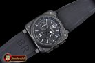 Bell & Ross BR03-94 Chronograph PVD/RU Black Asia 7750