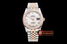 Rolex Datejust Man DJ 36mm Jub Flt RG/SS White MOP Roman BP A313