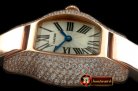 CAR0336A - Tortue De Cartier RG/RG White Swiss Quartz