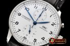 IWC Portuguese Chrono Ed 150 Years SS/LE Wht ZF A7750 Mod