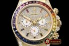 Rolex Daytona 116598 RBOW YG/YG Diams BP A7750 4130 Mod