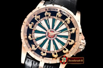 Roger Dubuis Knights of the Round Table I RG/LE Blk/Wht Asia Seagull