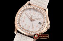 Patek Philippe Aquanaut Ref.5068R 35mm RG/RU White JJF Swiss Qtz