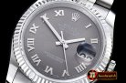 Rolex Datejust DJ 36mm Jub Flt SS/SS Dark Grey Rmn BP A3135 Mod