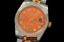 RDJ0253A - SS/YG Jubilee Orange Diam 2836