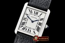 Cartier Must De Cartier Mens 28mm SS/LE White GPF Swiss Qtz