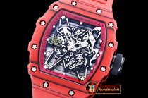 Richard Mille RM035-02 Rafael Nadal Red FC/VRU Blk/Red Miyota Mo